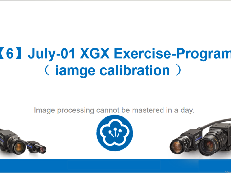 【6】July-01 XGX Exercise-Program（ iamge calibration ） - 力和行企业
